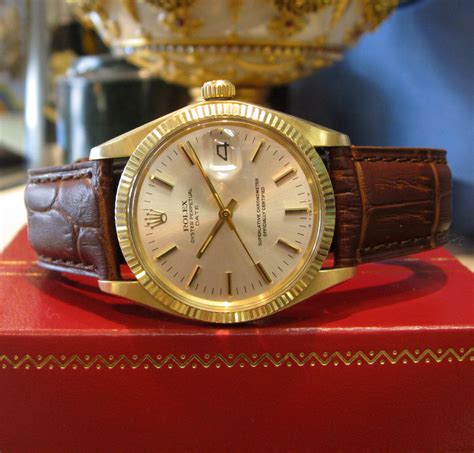 vintage mens rolex watches with leather bands|genuine rolex leather watch bands.